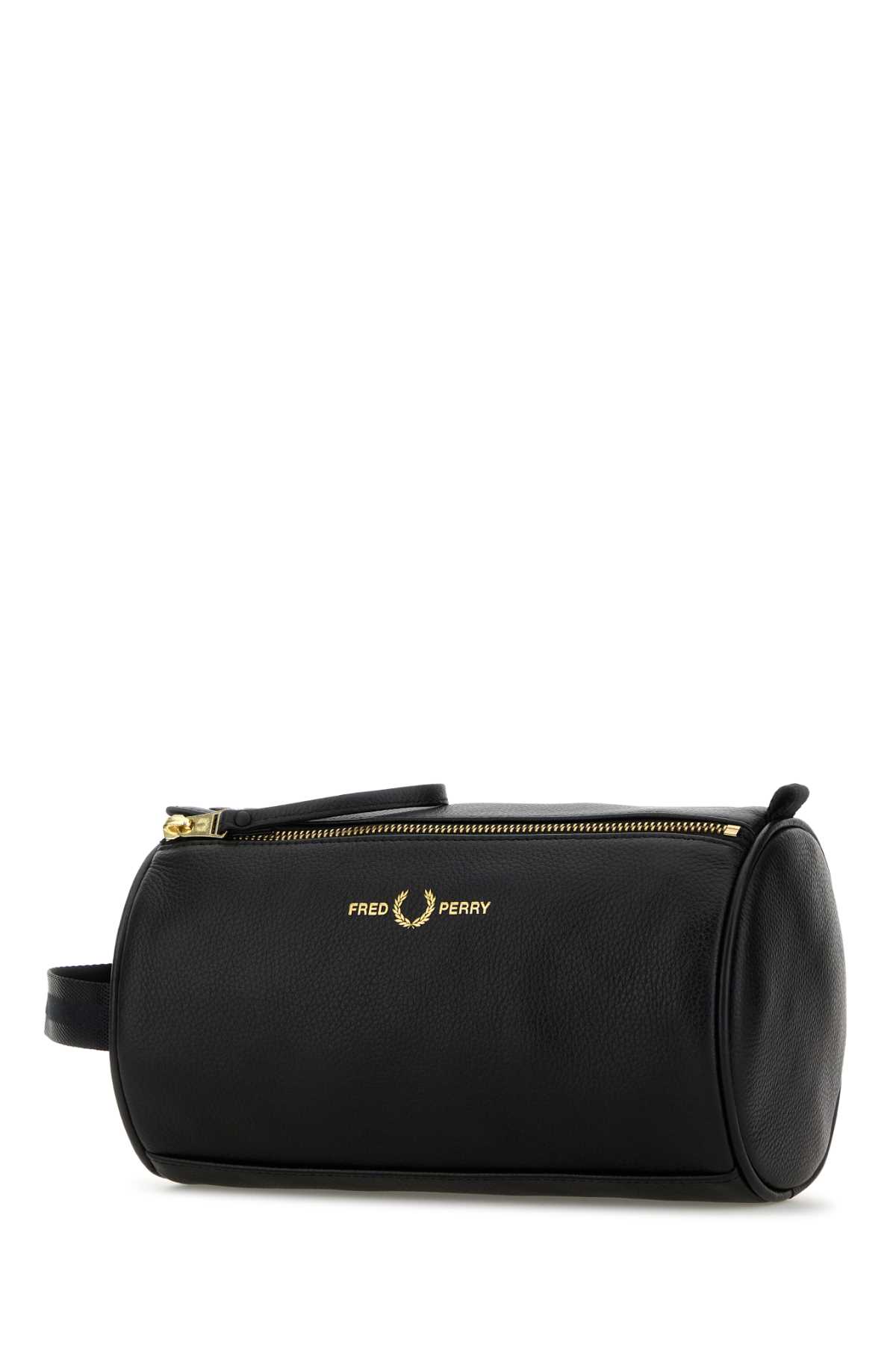 Black leather beauty case L8292102 (FRED PERRY / クラッチバッグ・ポーチ ) | FRED PERRY (フレッドペリー)(1)