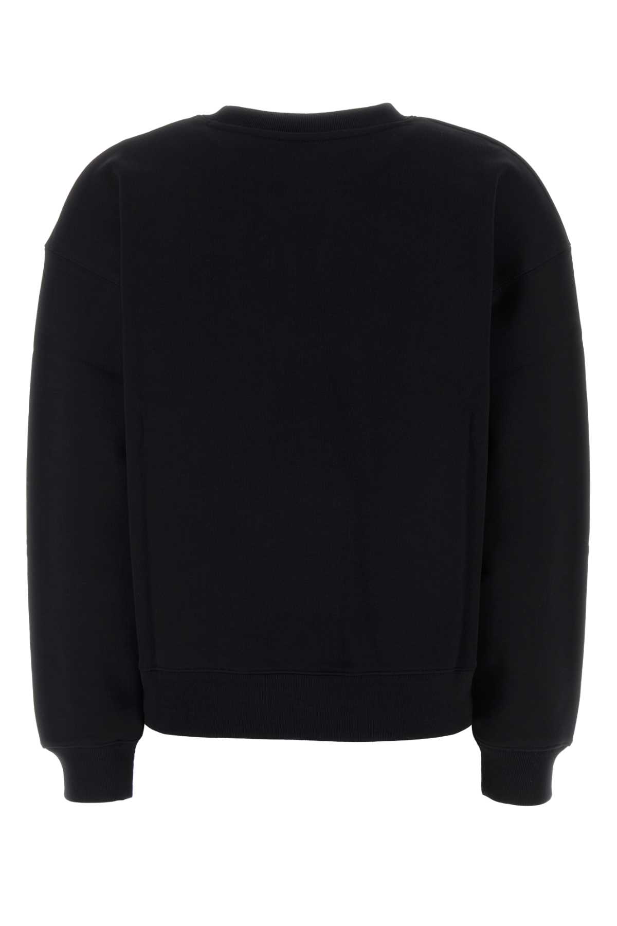 Black cotton sweatshirt PW00307KM0341P199 (Maison Kitsuné / スウェット・フーディー ) | Maison Kitsuné (メゾン キツネ)(1)