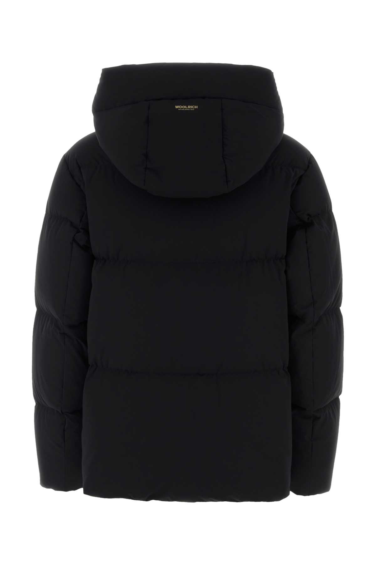 Black stretch nylon Madison down jacket CFWWOU2036FRUT3107100 (WOOLRICH / ダウンジャケット・コート ) | WOOLRICH (ウールリッチ)(1)