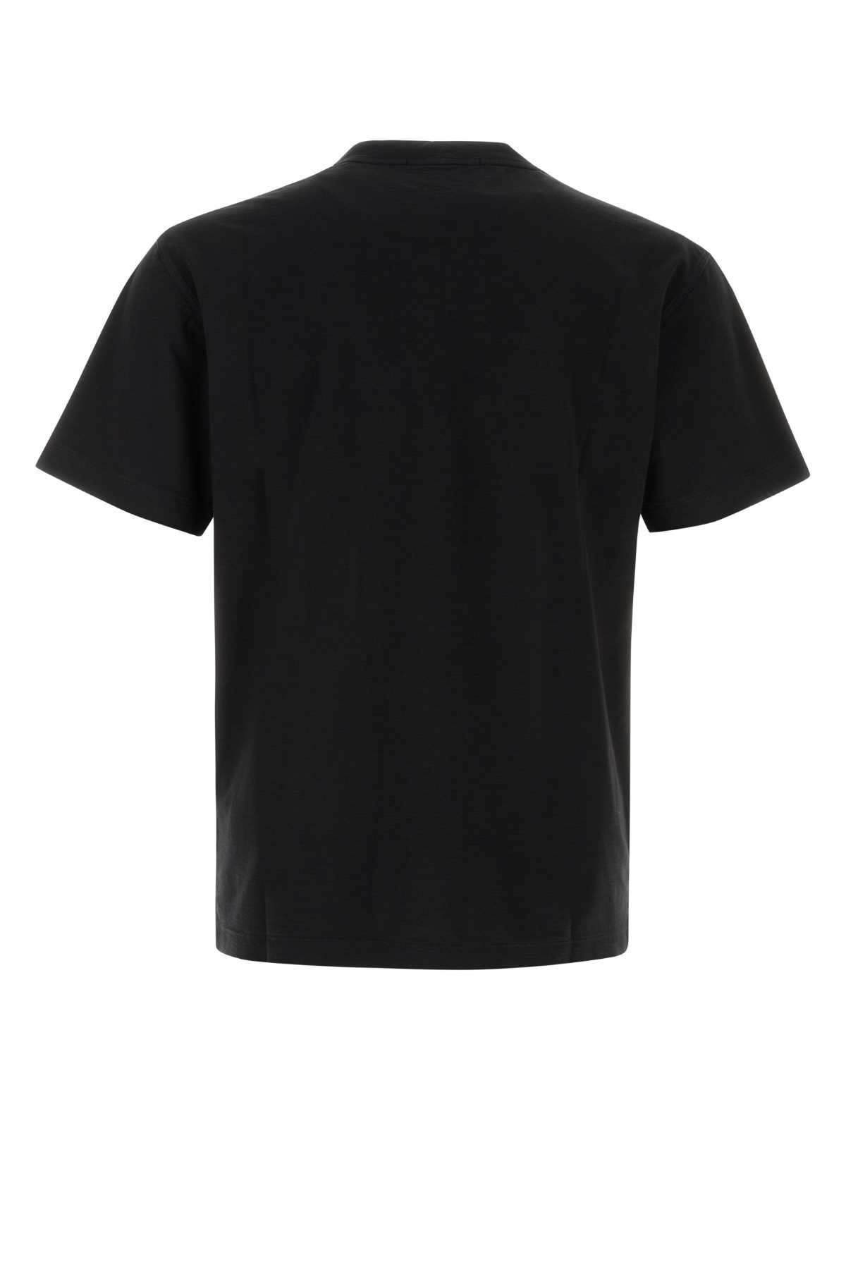 Black cotton t-shirt 210003411V0029 (STONE ISLAND / Tシャツ・カットソー ) | STONE ISLAND (ストーンアイランド)(1)