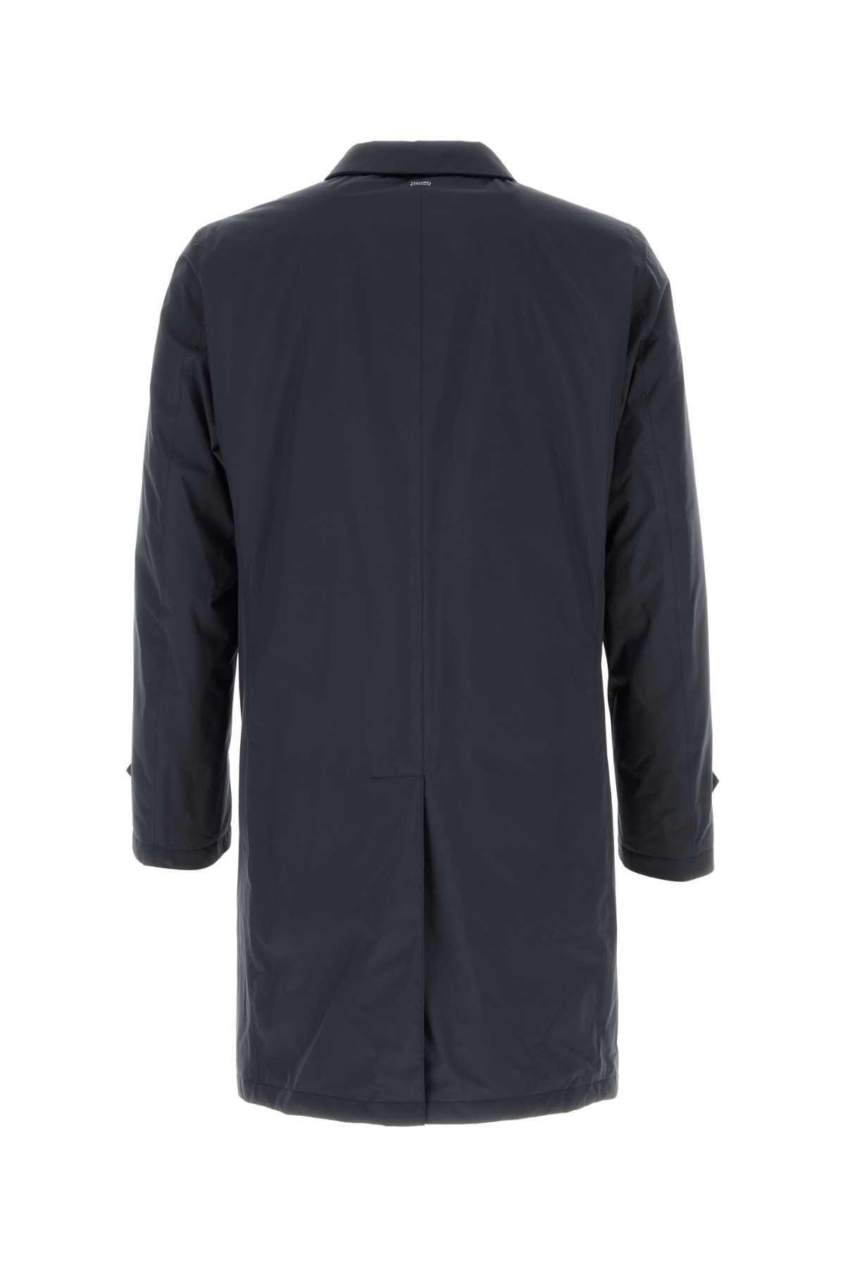 Navy blue nylon trench coat PI001244U128409201 (Herno / コート ) | Herno (ヘルノ)(1)