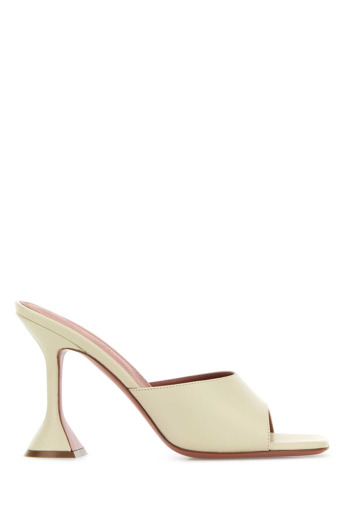 Sand nappa leather Lupita mules LUPITASLIPPER95ALMOND95 (AMINA MUADDI / サンダル ) | AMINA MUADDI (アミナ モアディ)