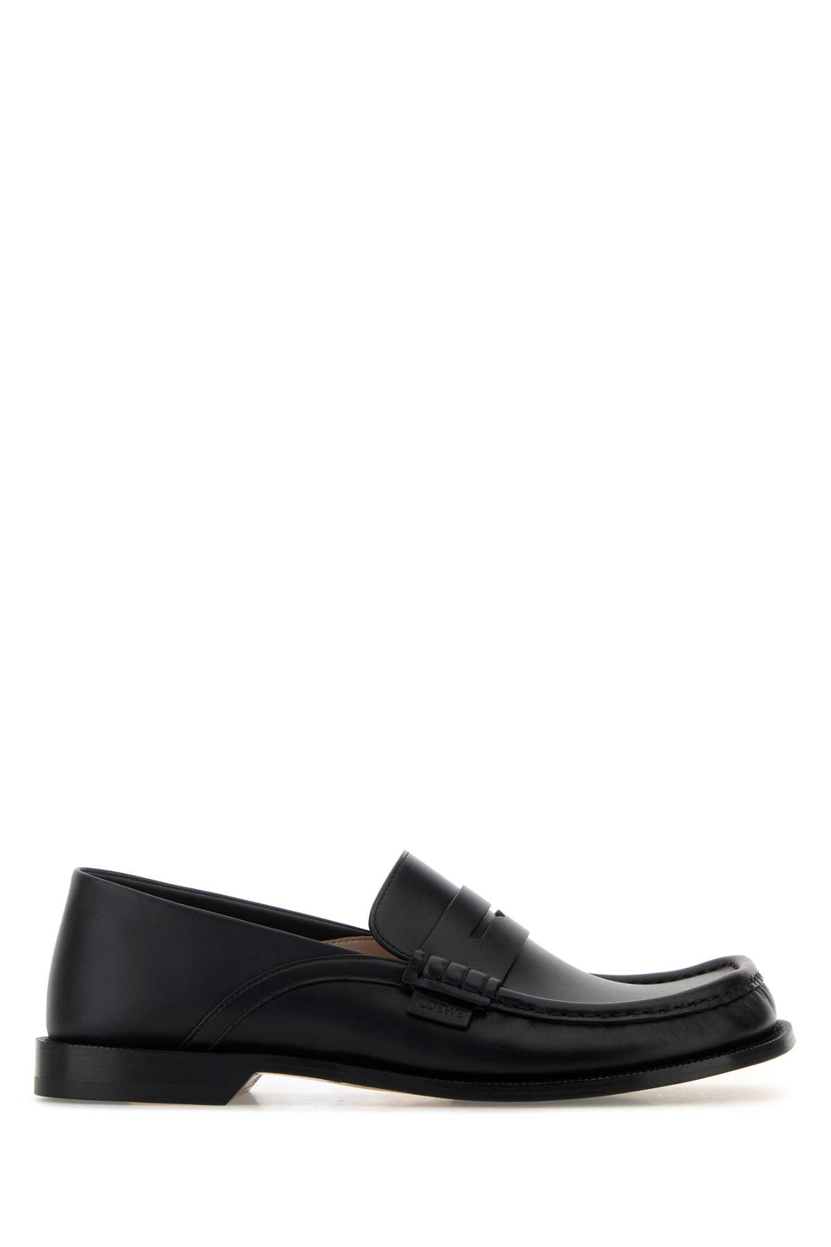 Black leather Campo Flap loafers M816290X47BLACK (LOEWE / ローファー ) | LOEWE (ロエベ)