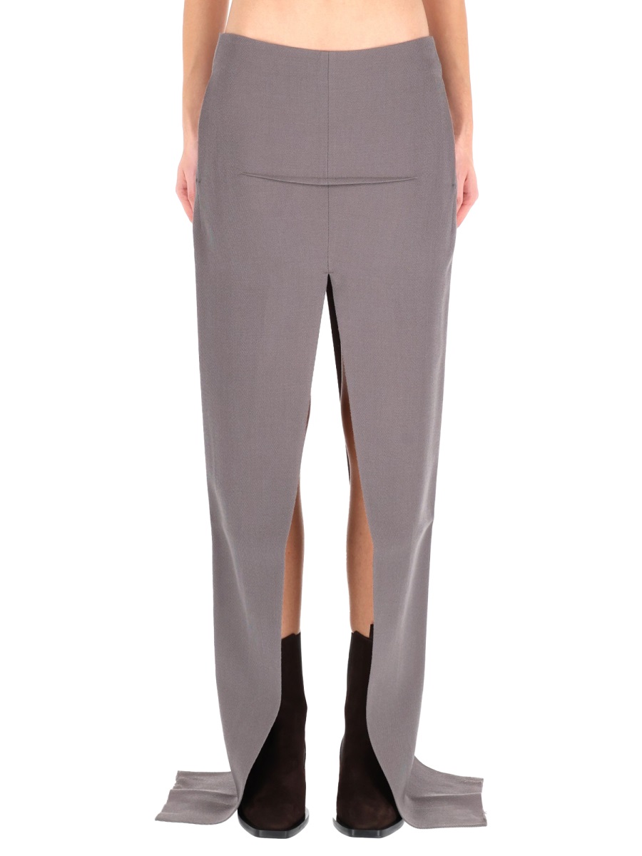 LONG SKIRT WITH CENTER SLITS RO02E4387WD34 (Rick Owens / スカート ) | Rick Owens (リック オウエンス)