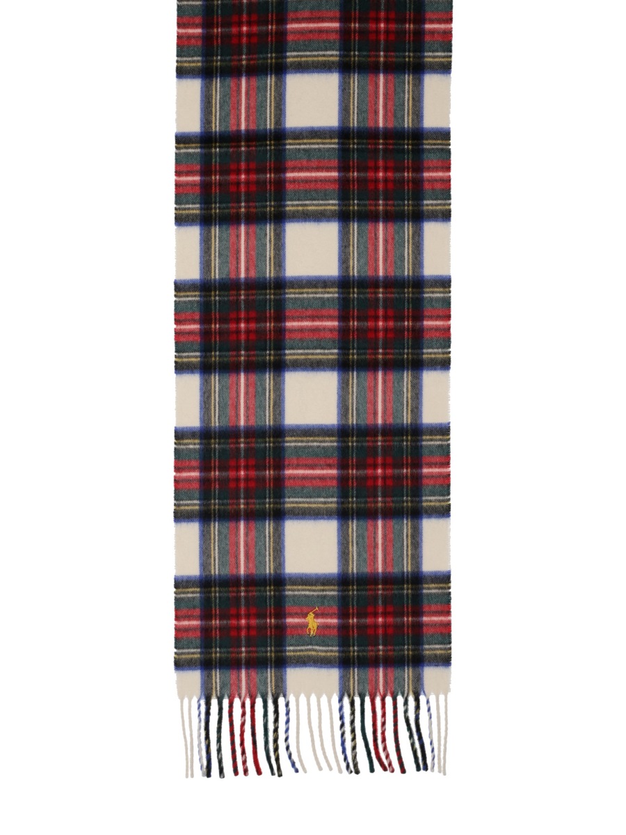 CASHMERE SCARF 449959360002CREAMPLAIDMULTI (Polo Ralph Lauren / スカーフ・マフラー ) | Polo Ralph Lauren (ポロ ラルフ ローレン)
