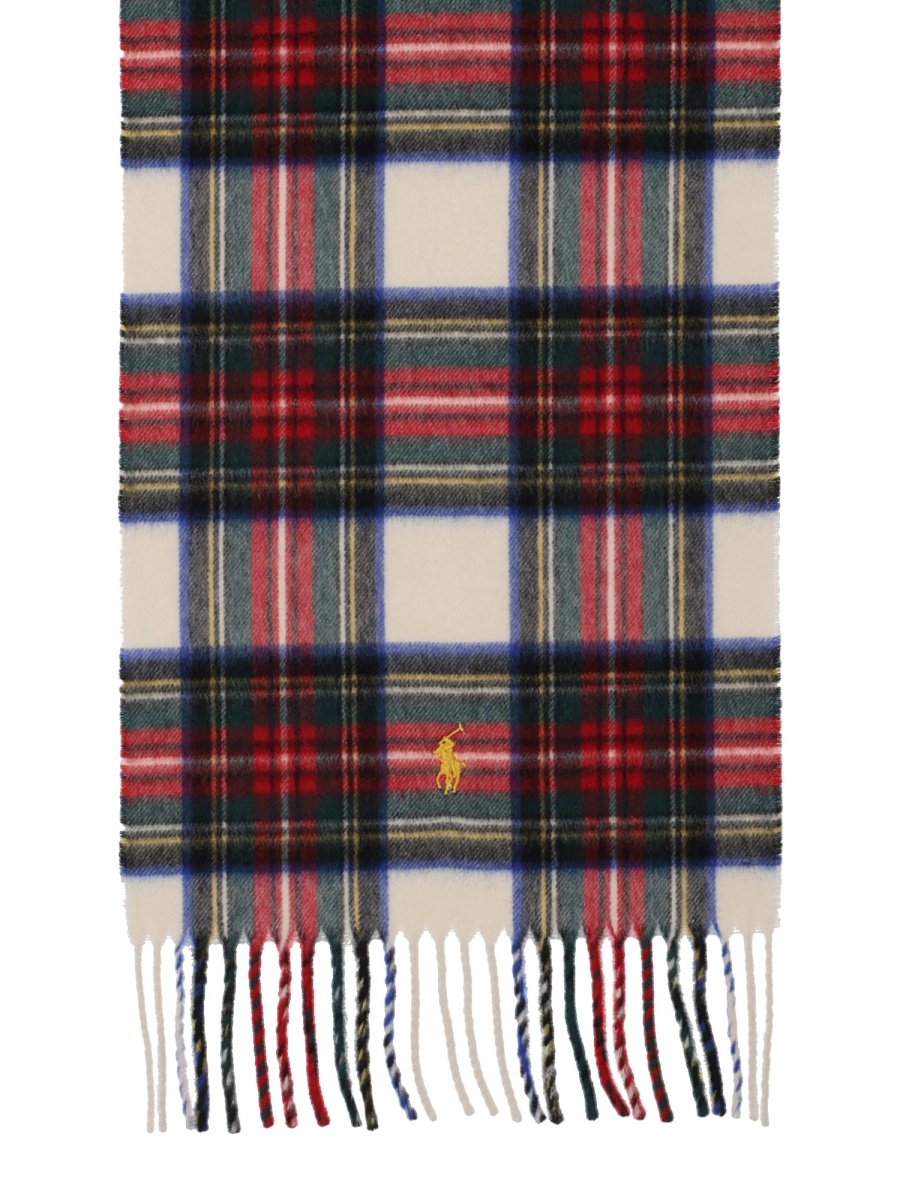 CASHMERE SCARF 449959360002CREAMPLAIDMULTI (Polo Ralph Lauren / スカーフ・マフラー ) | Polo Ralph Lauren (ポロ ラルフ ローレン)(1)