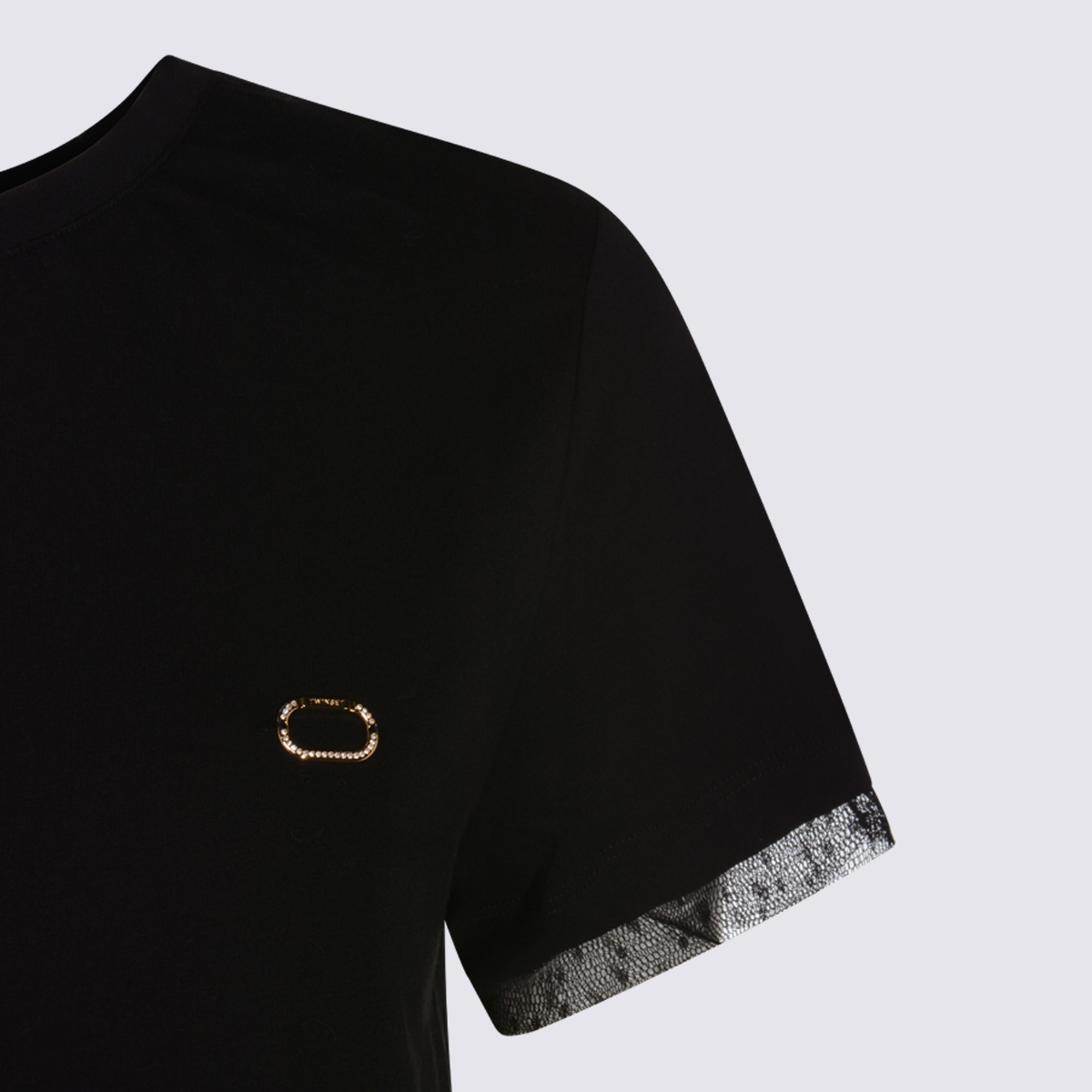 Twin-set T-shirts and Polos Black 252TT2311S1739400006 (TWINSET / Tシャツ・カットソー ) | TWINSET (ツインセット)(2)