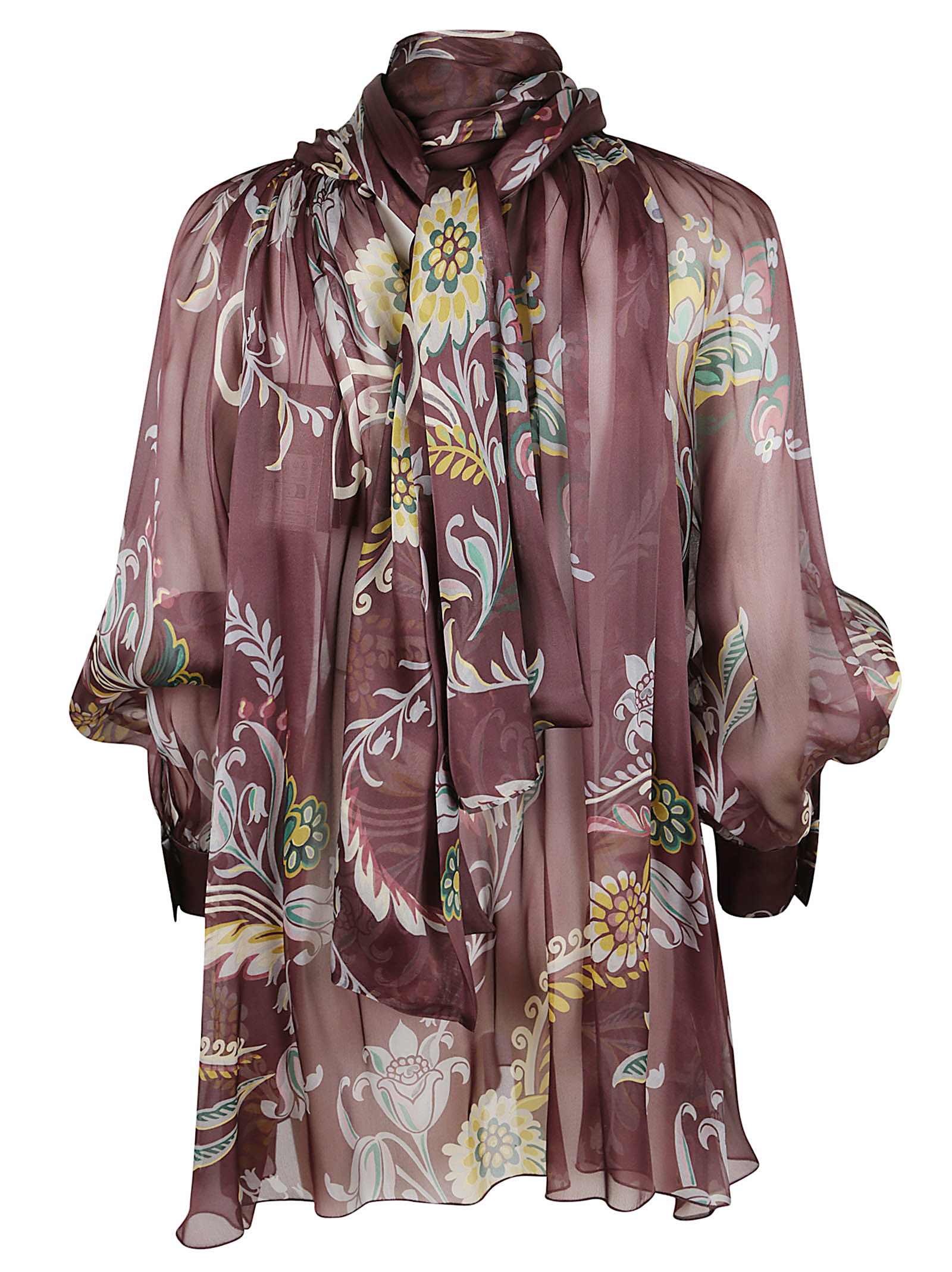 WOMEN`S RUCHED TOP WITH SCARF WRJA015099SA1M0M0696 (ETRO / シャツ・ブラウス ) | ETRO (エトロ)(2)