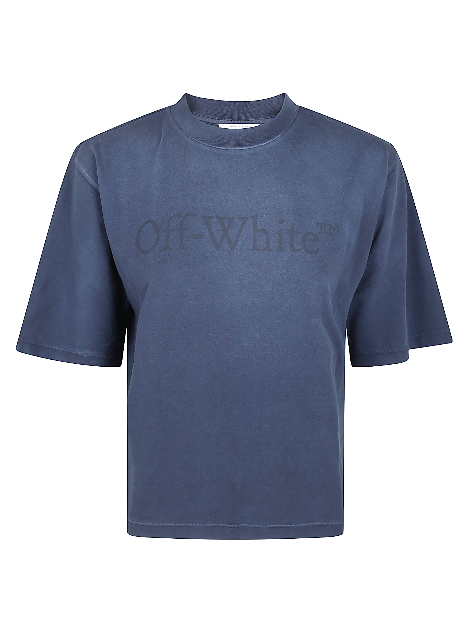 LAUNDRY BOXY TEE SPRAY D. SAPPHIRE OWAA124F25JER0074D4D (Off-White / Tシャツ・カットソー ) | Off-White (オフホワイト)
