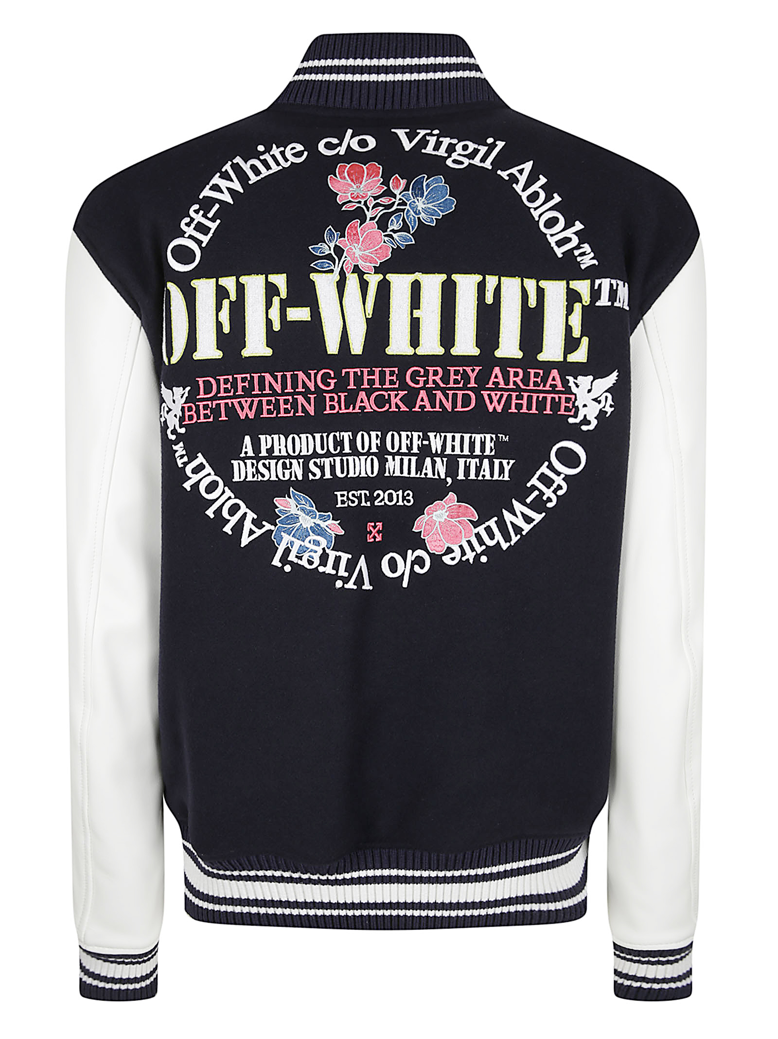 WO GOTHIC CLASS VARSITY OWEK006F25FAB0024801 (Off-White / カジュアルジャケット ) | Off-White (オフホワイト)(2)