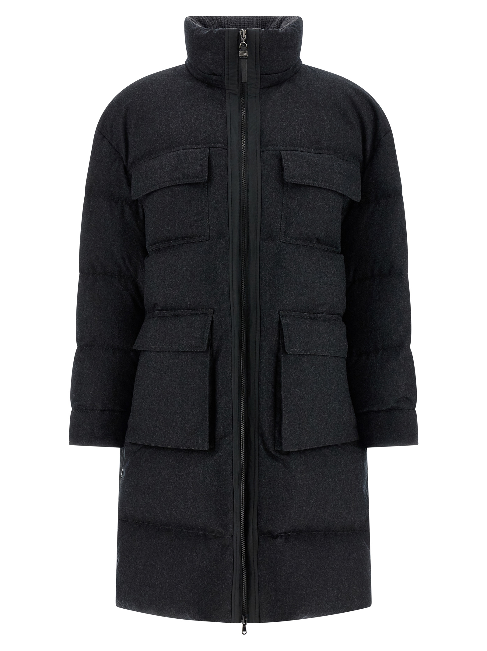 'Shiny Zipper Pull' long down jacket MT2269787C005 (Brunello Cucinelli / ダウンジャケット・コート ) | Brunello Cucinelli (ブルネロ・クチネリ)(1)