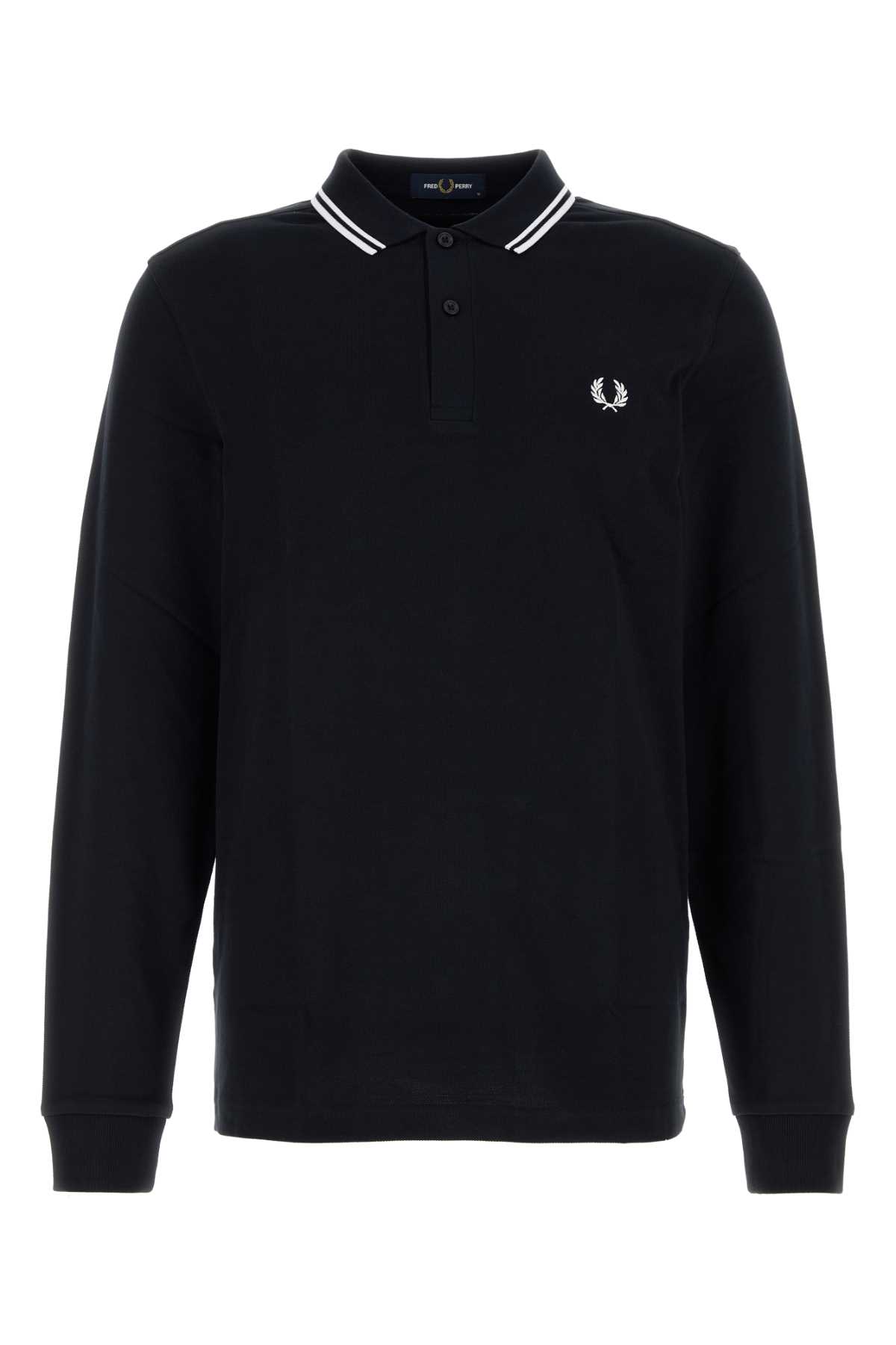 Navy blue piquet polo shirt M3636238 (FRED PERRY / ポロシャツ ) | FRED PERRY (フレッドペリー)