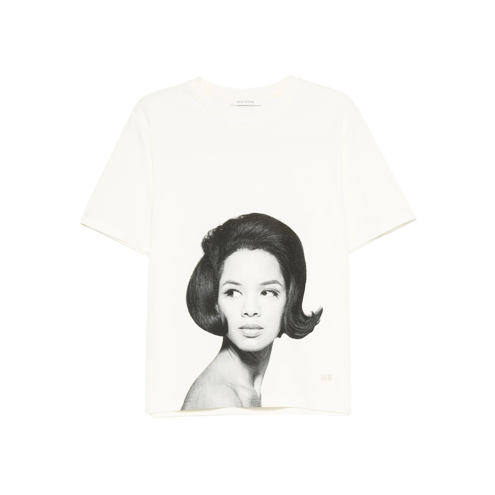 T-shirt Wales Bonner UA25JE29JE01IVORY (Wales Bonner / Tシャツ・カットソー ) | Wales Bonner (ウェールズ ボナー)