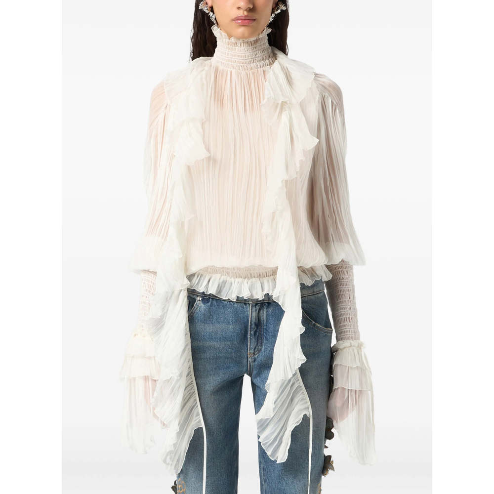 Shirt Blumarine 4C198AN0102 (Blumarine / シャツ・ブラウス ) | Blumarine (ブルマリン)(2)