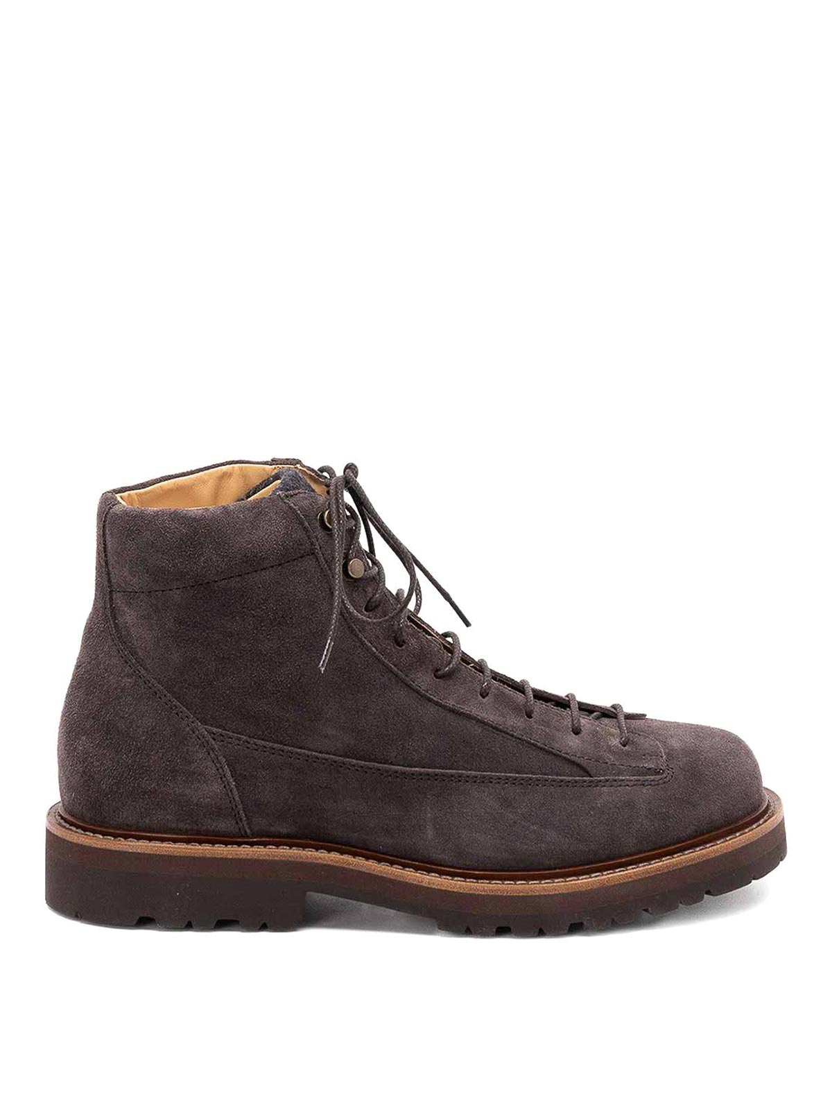 Stringed boots in suede leather MZUNVJW717CCK36 (Brunello Cucinelli / ブーツ ) | Brunello Cucinelli (ブルネロ・クチネリ)