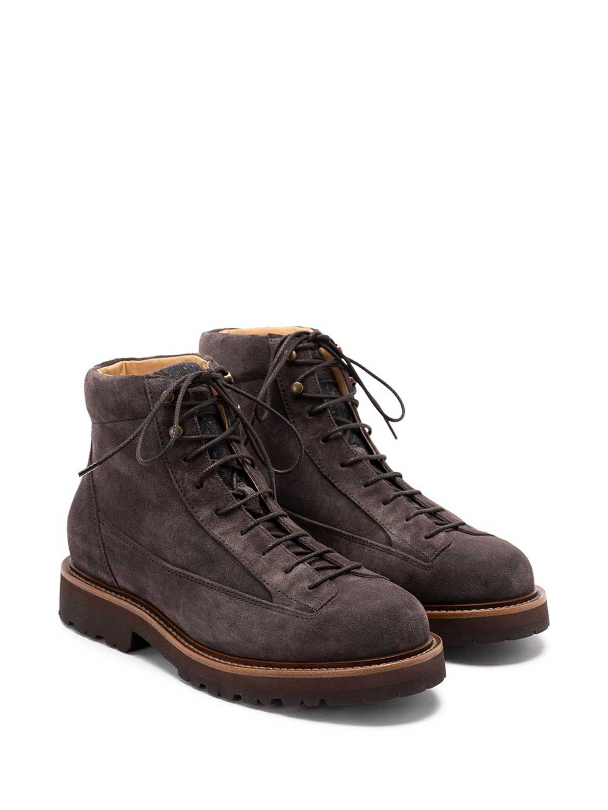 Stringed boots in suede leather MZUNVJW717CCK36 (Brunello Cucinelli / ブーツ ) | Brunello Cucinelli (ブルネロ・クチネリ)(4)