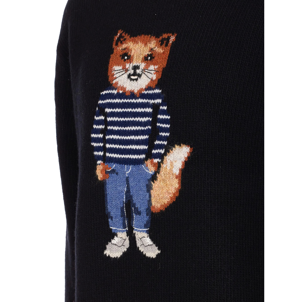Sweater Maison Kitsuné PM00806KH0002BLACK (Maison Kitsuné / ニット・セーター・カーディガン ) | Maison Kitsuné (メゾン キツネ)(1)