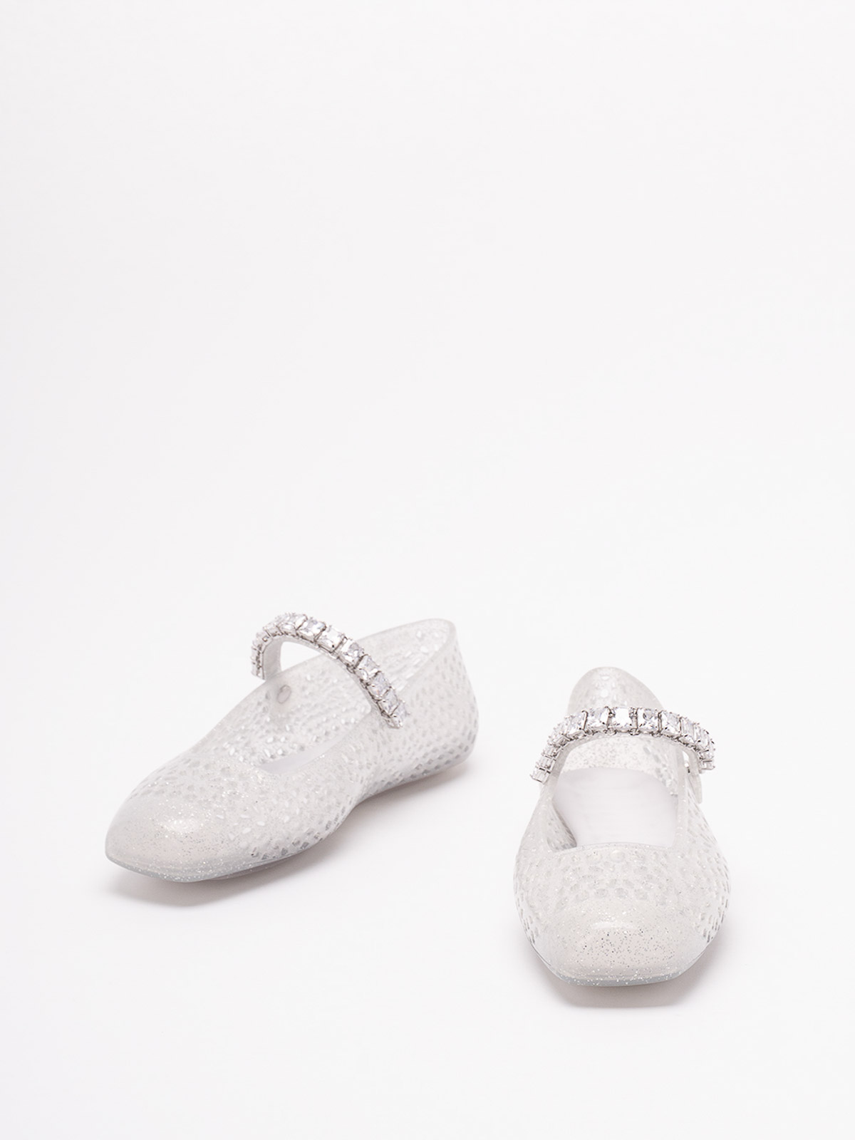 `The Jelly` THEJELLYNTXSILVER (JIMMY CHOO / フラットシューズ ) | JIMMY CHOO (ジミー チュウ)(1)