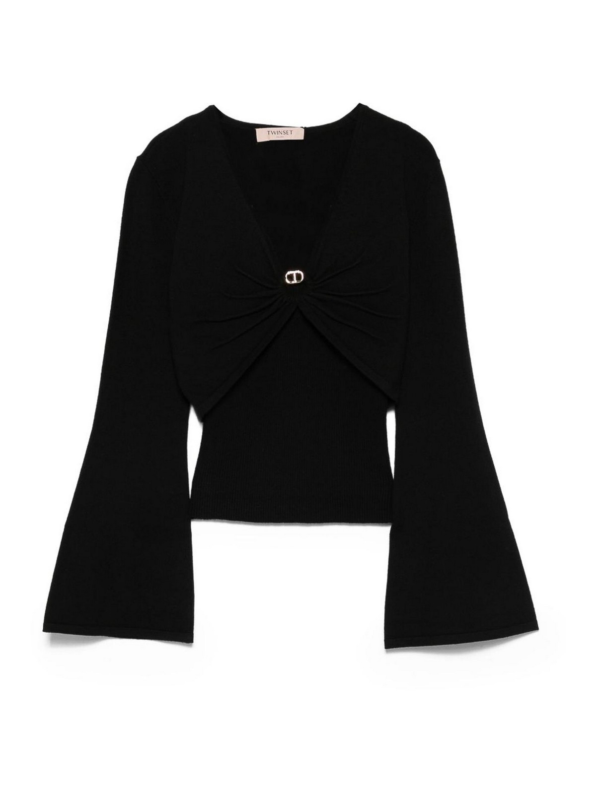 Top with bell sleeves 252TP314200006 (TWINSET / Tシャツ・カットソー ) | TWINSET (ツインセット)