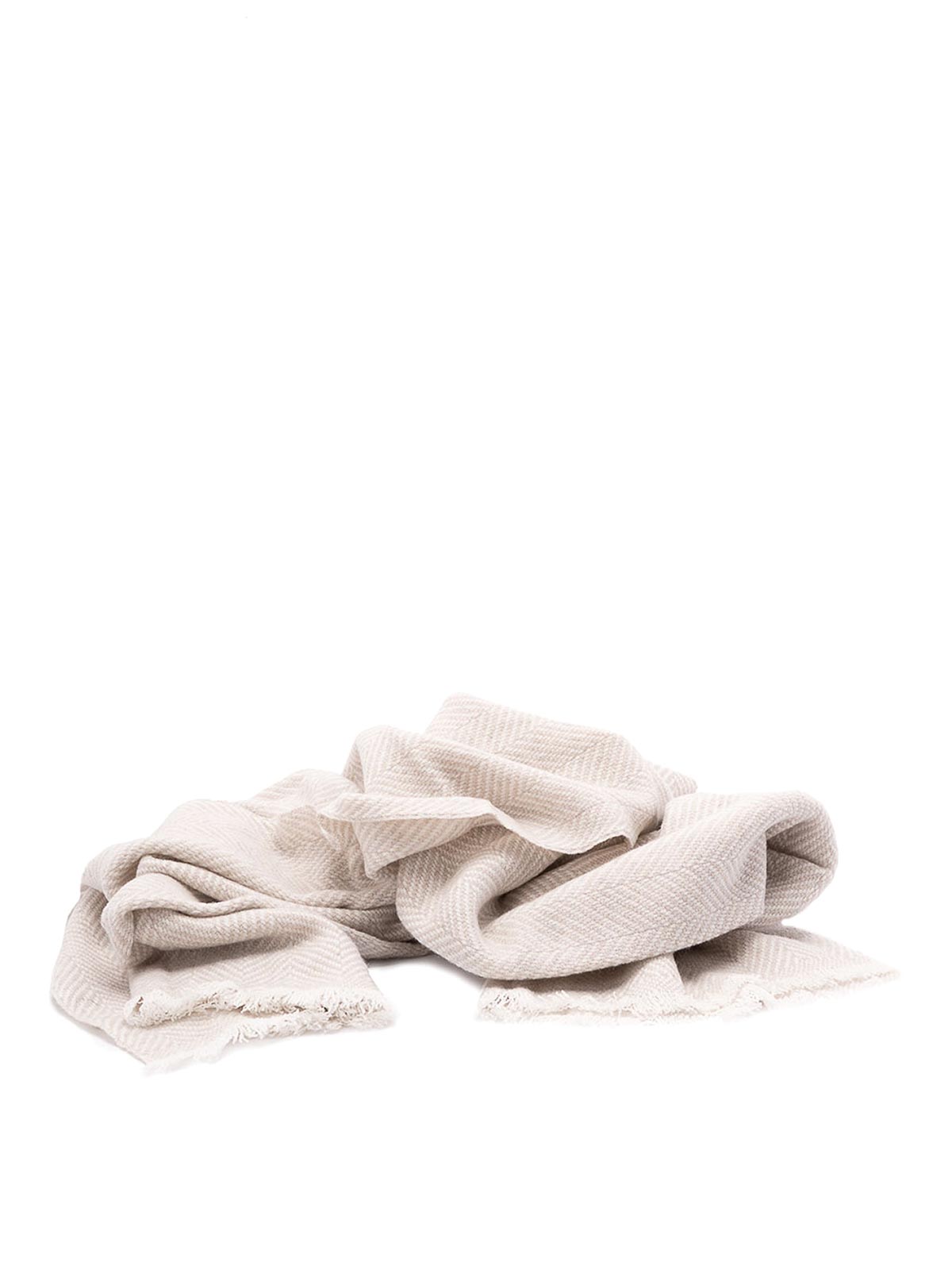 Cashmere Chevron Scarf MSC685AGCMX55 (Brunello Cucinelli / スカーフ・マフラー ) | Brunello Cucinelli (ブルネロ・クチネリ)