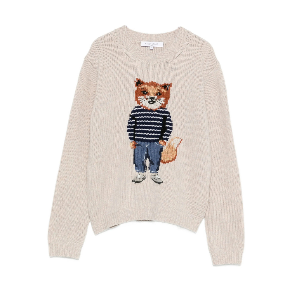 Sweater Maison Kitsuné PW00812KH0002PAWHI (Maison Kitsuné / ニット・セーター・カーディガン ) | Maison Kitsuné (メゾン キツネ)
