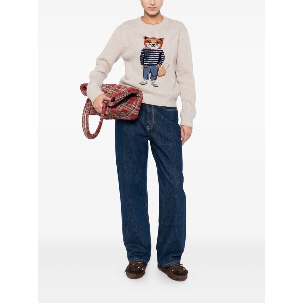 Sweater Maison Kitsuné PW00812KH0002PAWHI (Maison Kitsuné / ニット・セーター・カーディガン ) | Maison Kitsuné (メゾン キツネ)(1)