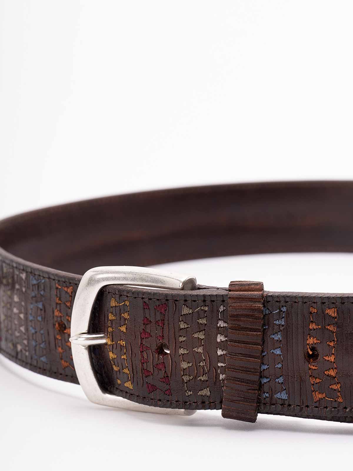 `Blade Trait` Belt U08355BTRTMORO (ORCIANI / ベルト・サスペンダー ) | ORCIANI (オルチアーニ)(1)