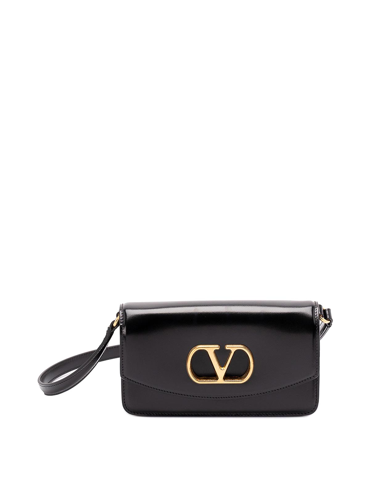 `Vain` Small Leather Clutch 7Y2B0R71GCB0NO (Valentino Garavani / ハンドバッグ・ショルダーバッグ ) | Valentino Garavani (ヴァレンティノ)