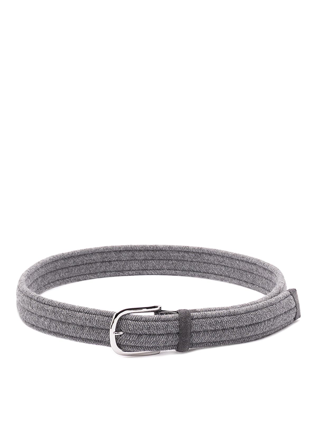 `Elast Wool` Wool Belt U08159EWOANTRACITE (ORCIANI / ベルト・サスペンダー ) | ORCIANI (オルチアーニ)
