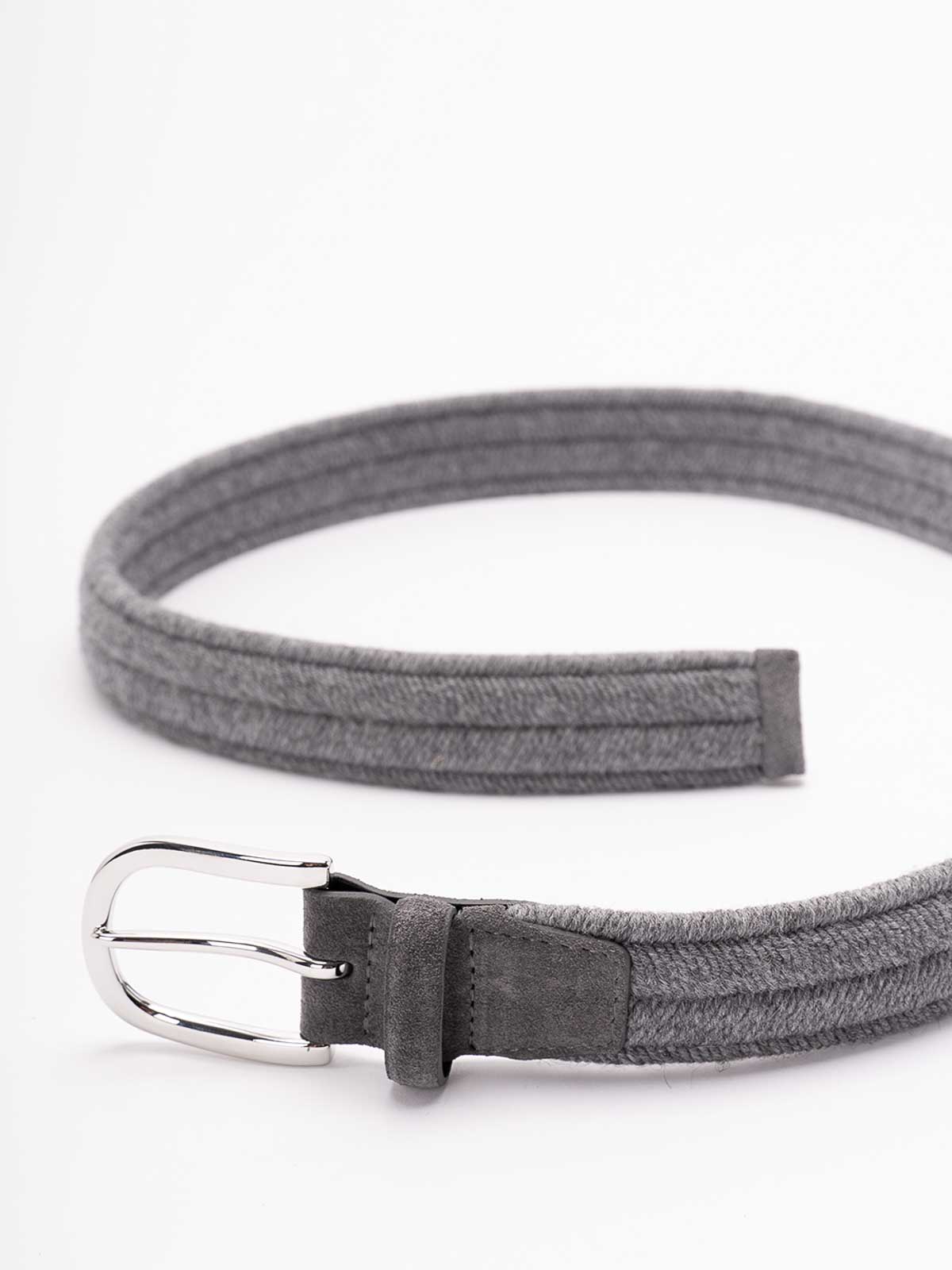 `Elast Wool` Wool Belt U08159EWOANTRACITE (ORCIANI / ベルト・サスペンダー ) | ORCIANI (オルチアーニ)(1)