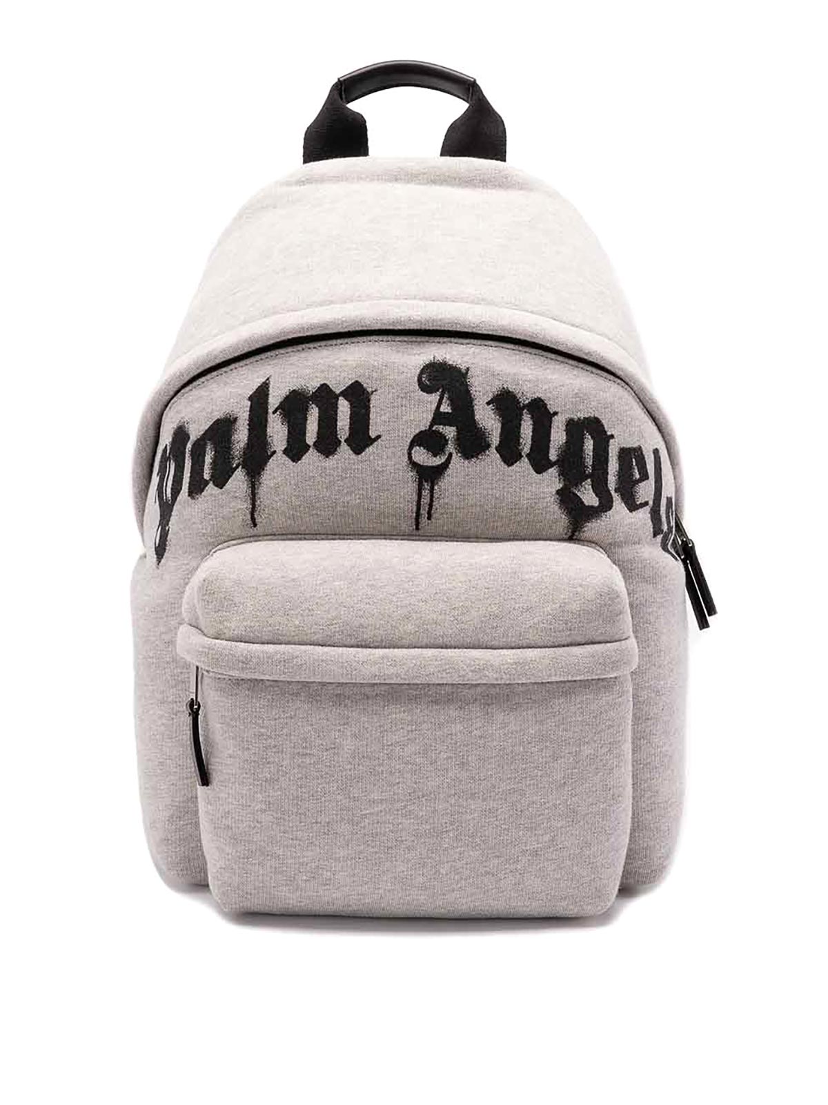 `Spray Curved Logo` Backpack PMNB024F25FLE0020810 (Palm Angels / バックパック ) | Palm Angels (パームエンジェルス)
