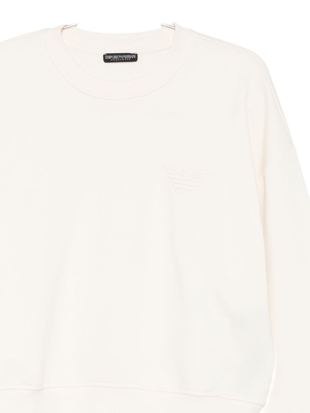 Emporio Armani Sweaters Ivory EW002082AF15356U1054 (EMPORIO ARMANI / スウェット・フーディー ) | EMPORIO ARMANI (エンポリオ アルマーニ)(1)