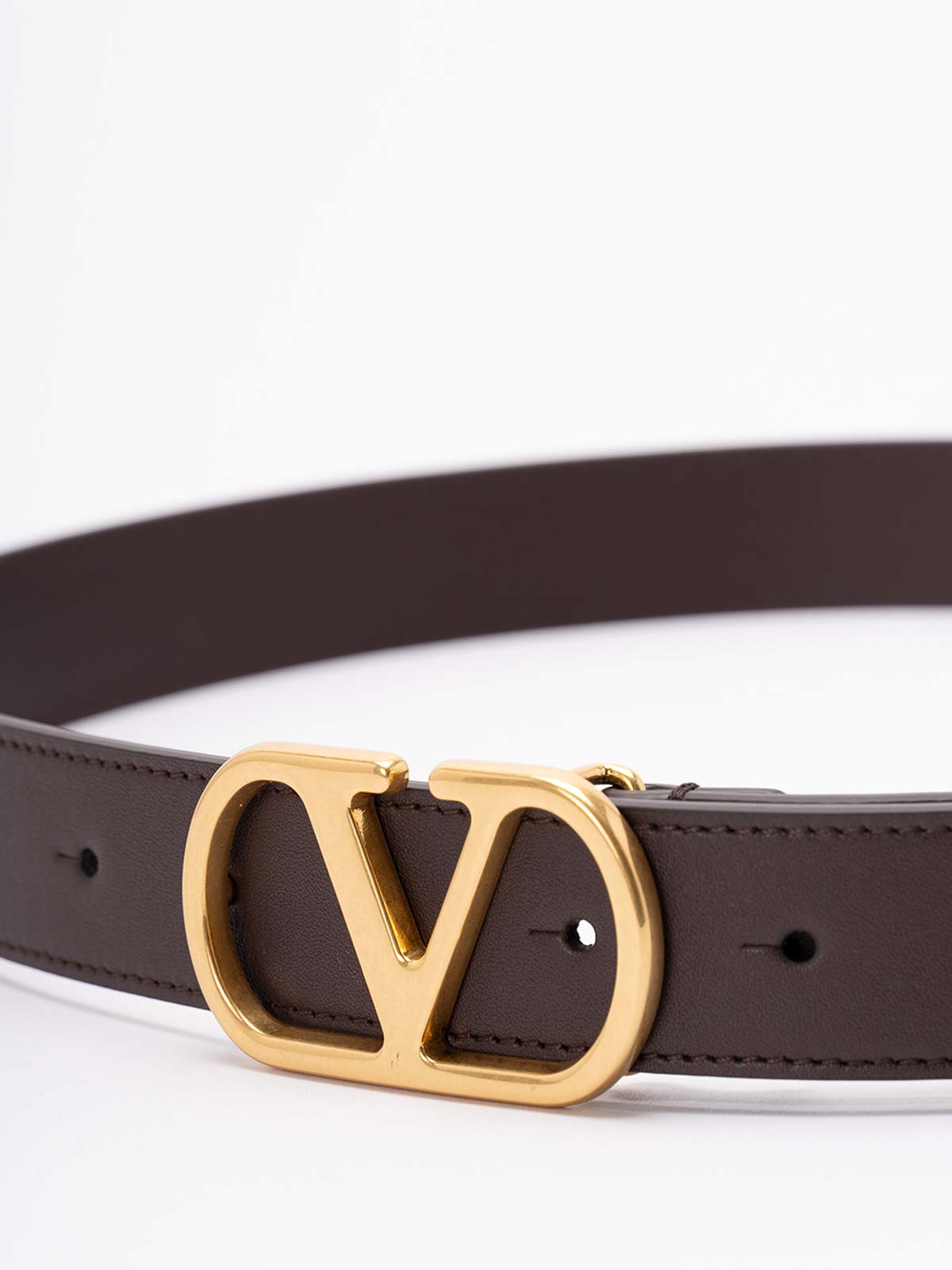 `Vlogo Signature` Leather Belt 7Y2T0SM3IYRREL (Valentino Garavani / ベルト・サスペンダー ) | Valentino Garavani (ヴァレンティノ)(1)