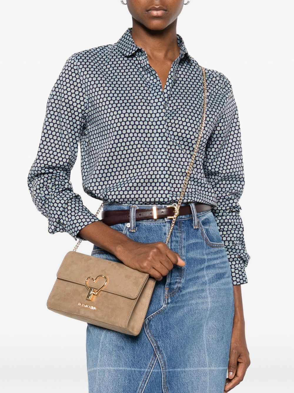 Love Moschino Bags.. Brown JC4327PP0NKX0105 (LOVE MOSCHINO / ハンドバッグ・ショルダーバッグ ) | LOVE MOSCHINO (ラブ モスキーノ)(1)