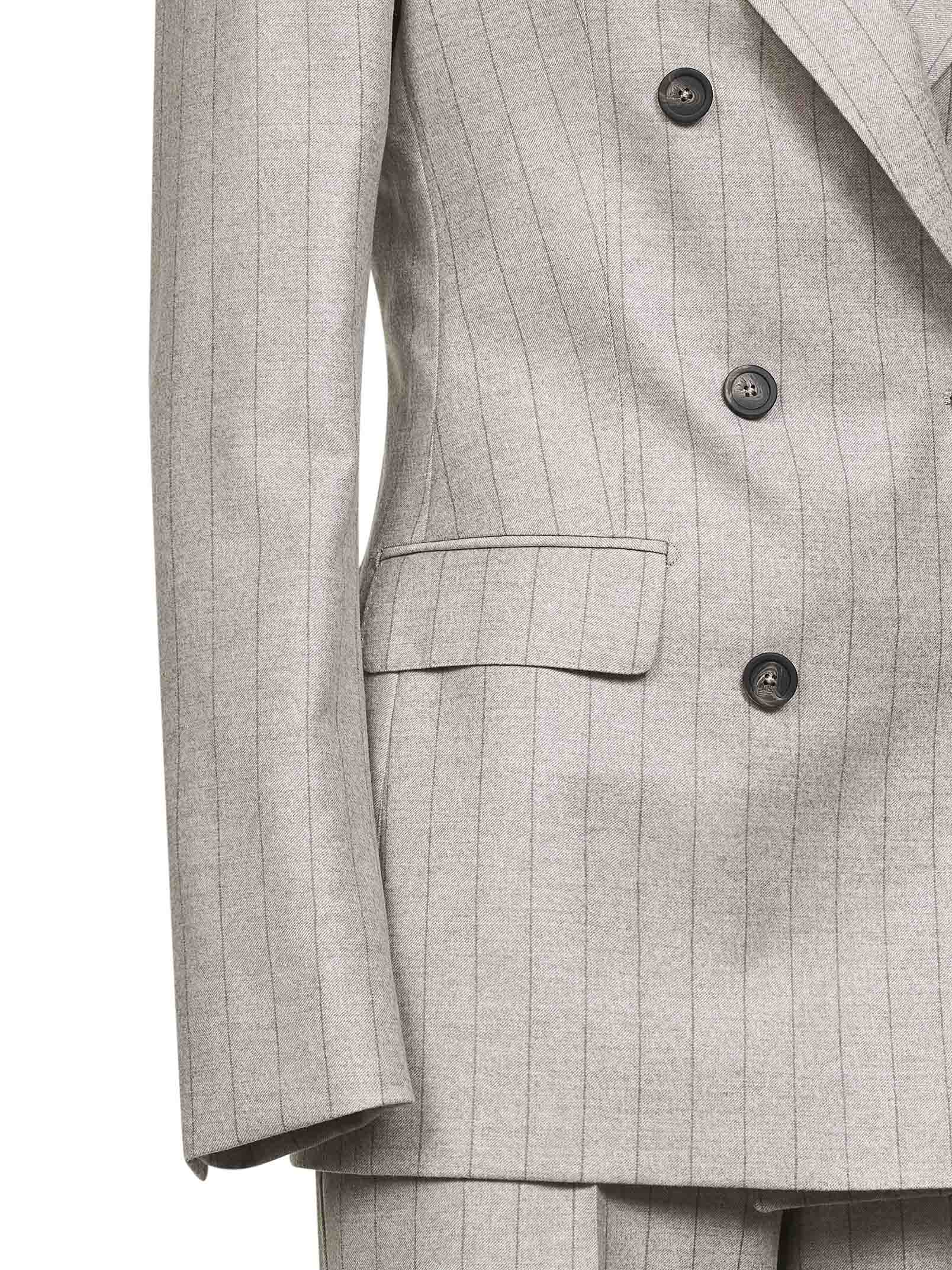 Tagliatore Dresses Dove Grey TPARIGI10BAD150123T1260 (TAGLIATORE / スーツ ) | TAGLIATORE (タリアトーレ)(2)