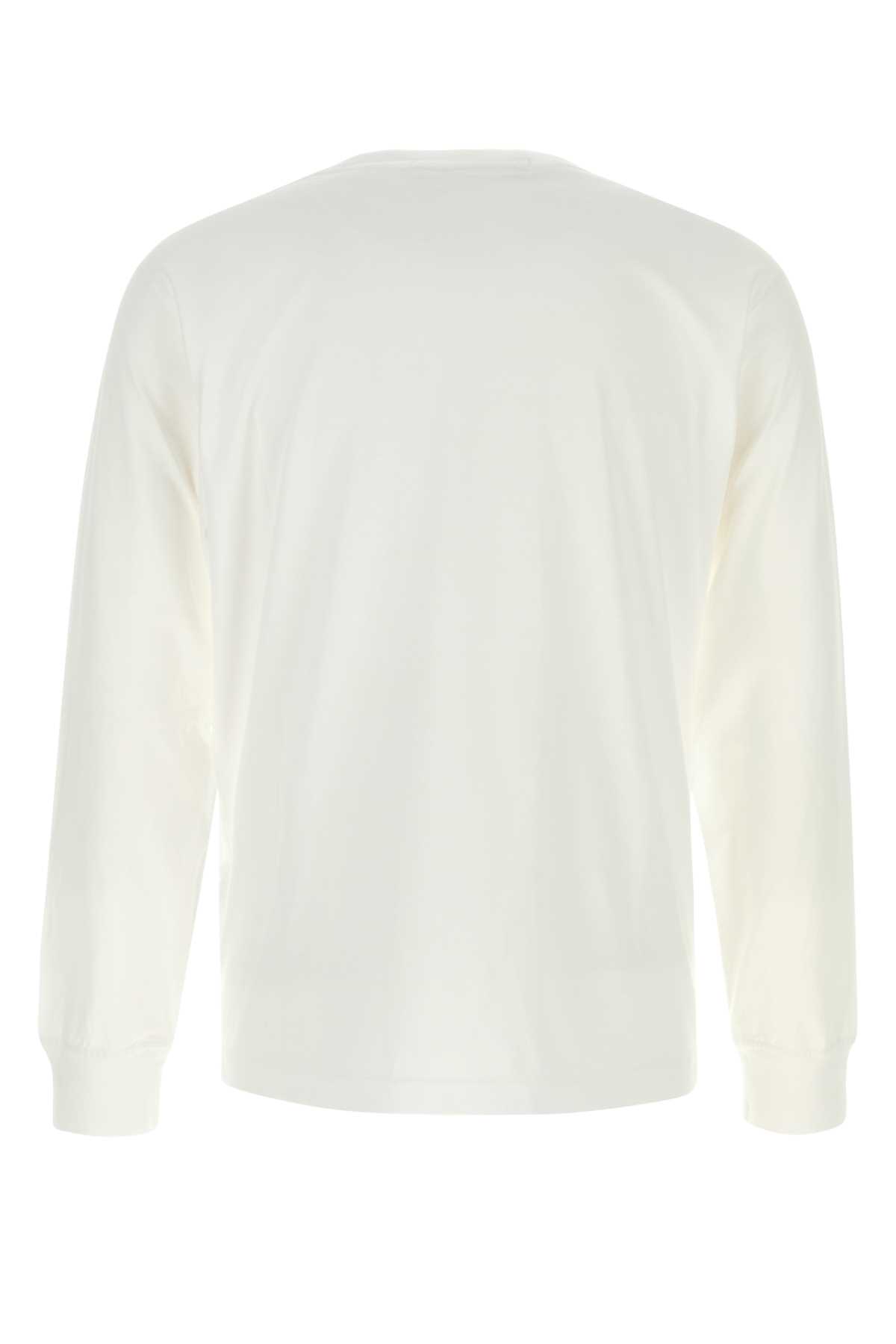 White cotton t-shirt 210002813V0001 (STONE ISLAND / Tシャツ・カットソー ) | STONE ISLAND (ストーンアイランド)(1)