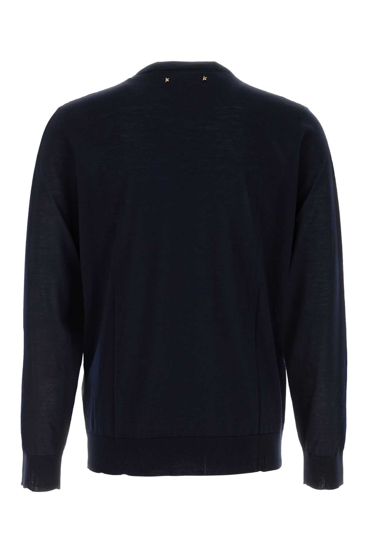 Midnight blue wool sweater GMP00947P00066550501 (Golden Goose / ニット・セーター・カーディガン ) | Golden Goose (ゴールデングース)(1)