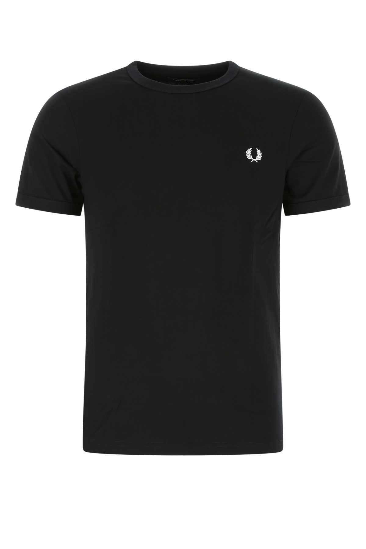 Black cotton t-shirt M3519102 (FRED PERRY / Tシャツ・カットソー ) | FRED PERRY (フレッドペリー)