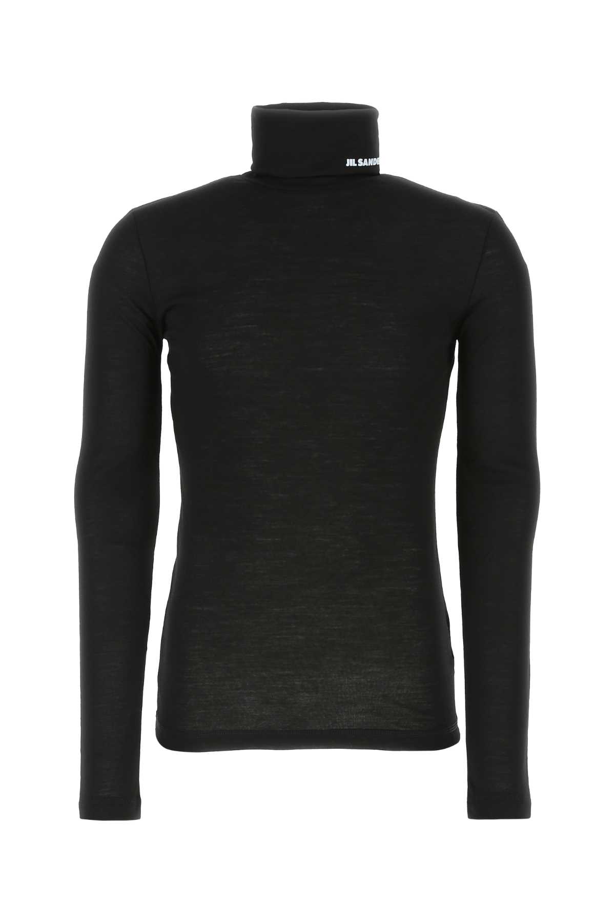 Black polyester blend sweater J47GC0020J70021001 (Jil Sander / ニット・セーター・カーディガン ) | Jil Sander (ジルサンダー)