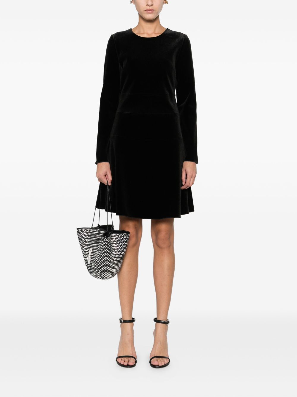 Emporio Armani Dresses Black EW001367AF16466UC001 (EMPORIO ARMANI / ワンピース・ドレス・オールインワン ) | EMPORIO ARMANI (エンポリオ アルマーニ)(3)