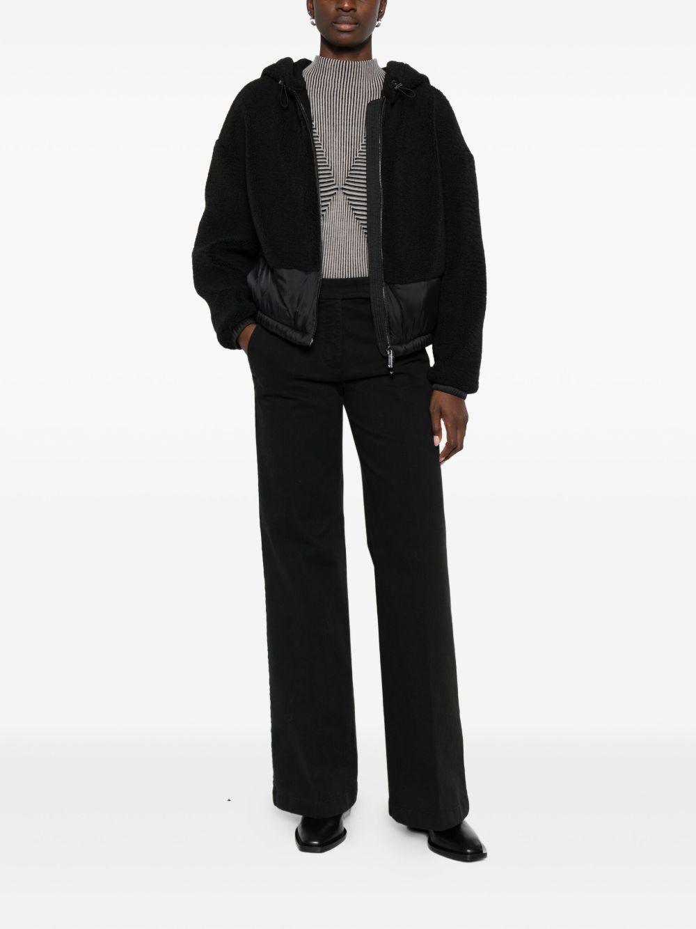 Emporio Armani Coats Black EW001371AF16465UC001 (EMPORIO ARMANI / カジュアルジャケット ) | EMPORIO ARMANI (エンポリオ アルマーニ)(1)