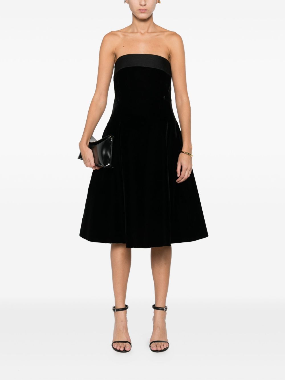 Emporio Armani Dresses Black EW001493AF10208UC001 (EMPORIO ARMANI / ワンピース・ドレス・オールインワン ) | EMPORIO ARMANI (エンポリオ アルマーニ)(4)