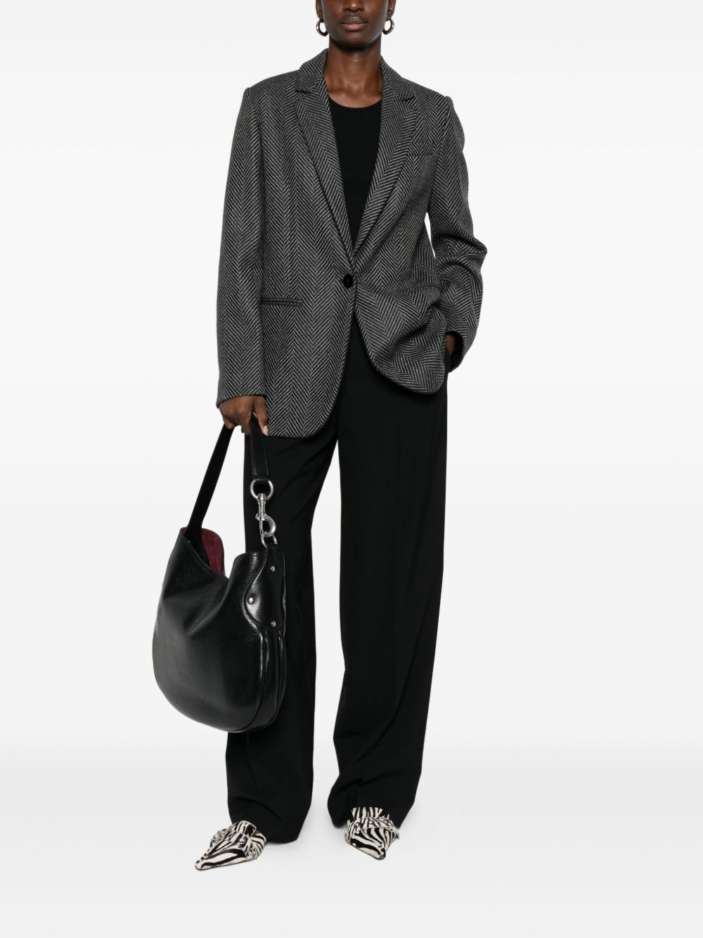 Forte Forte Jackets Grey 14313MYJACKETANTRACITE (forte_forte / ブレザー・ジャケット ) | forte_forte (フォルテ フォルテ)(3)