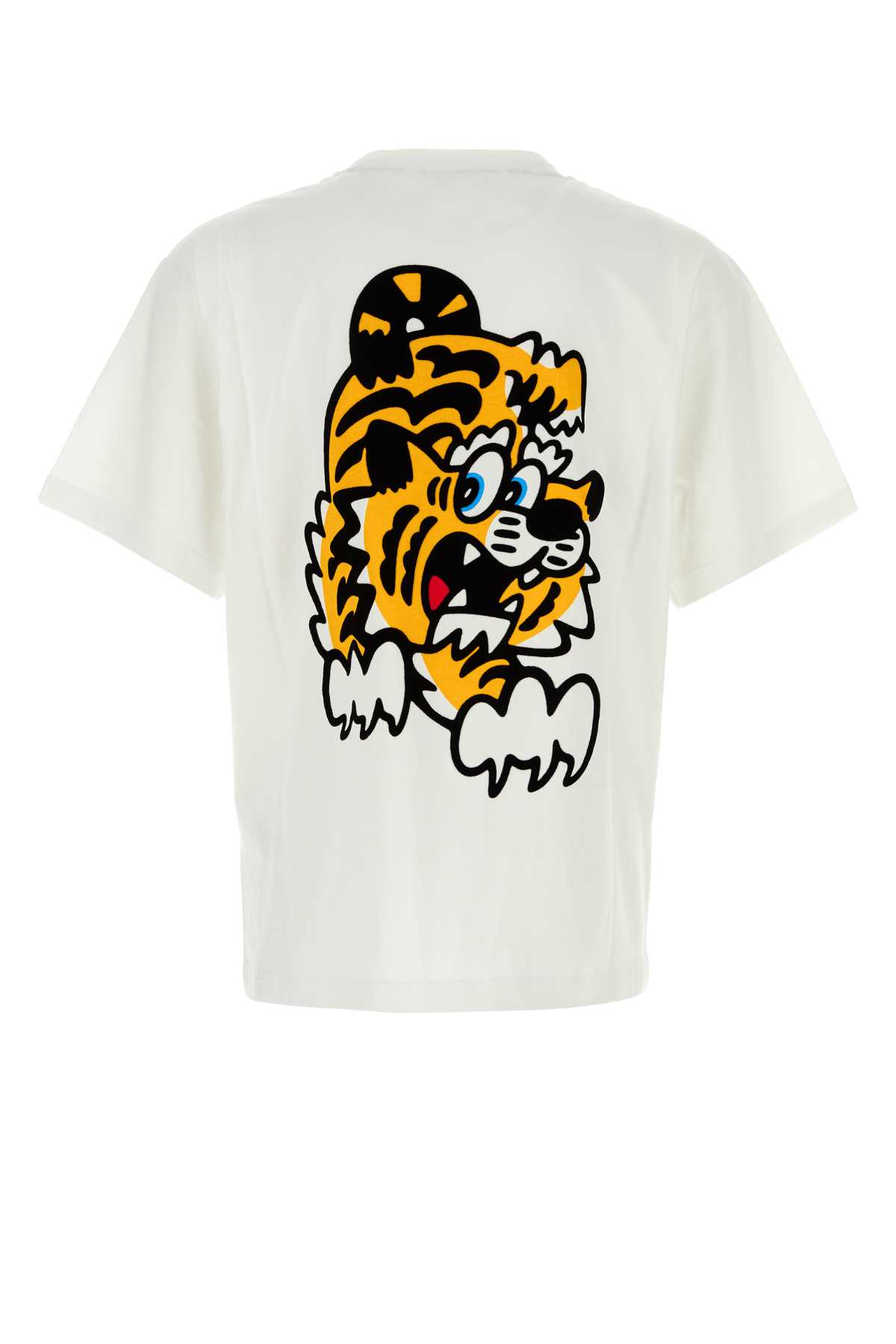 White cotton t-shirt FF55TS5474SG02 (KENZO / Tシャツ・カットソー ) | KENZO (ケンゾー)(1)