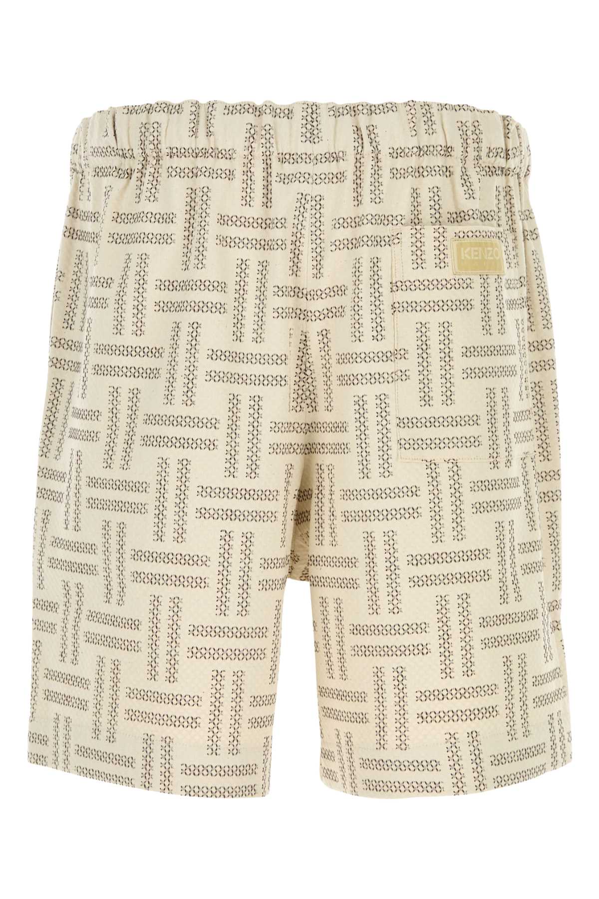 Embroidered stretch cotton bermuda shorts FF55SH5029JF10 (KENZO / ショートパンツ ) | KENZO (ケンゾー)(1)