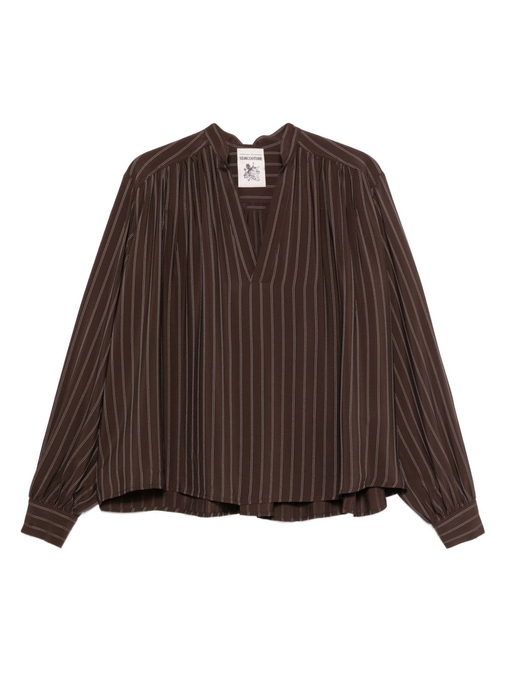 Semicouture Shirts Brown Y5WU21MARGHERITARG102 (SEMICOUTURE / シャツ・ブラウス ) | SEMICOUTURE (セミクチュール)