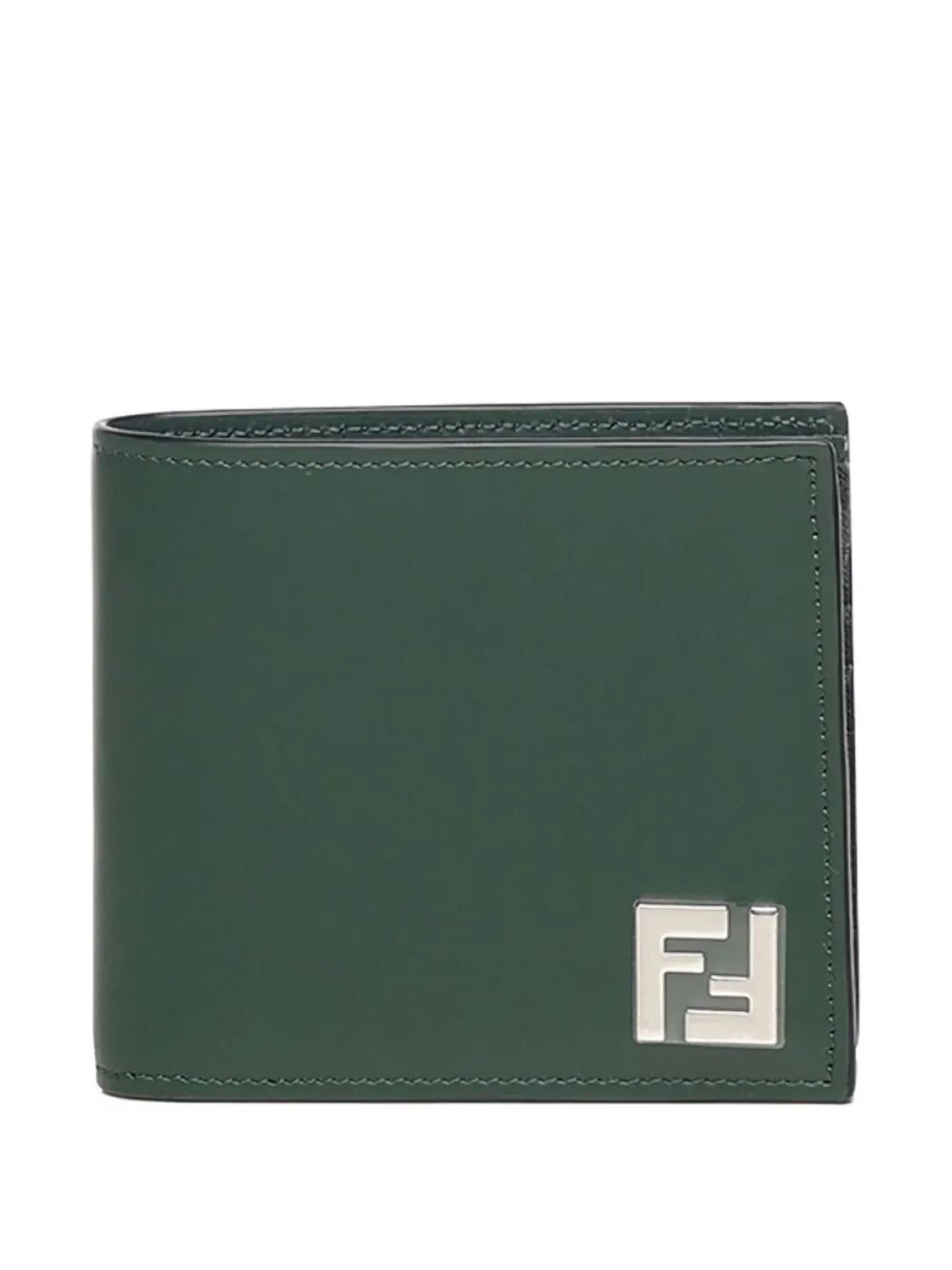 LEATHER AND FF CANVAS COMPACT BI-FOLD WALLET 7M0356AFF2F1TTY (FENDI / 財布・カードケース ) | FENDI (フェンディ)
