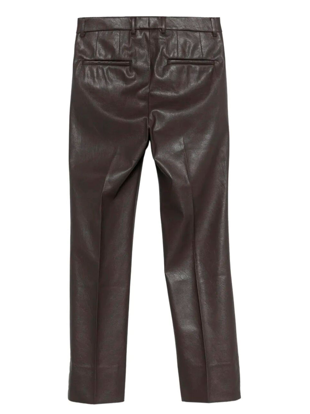 STRETCH FAUX LEATHER SLIM FIT TROUSERS 173868D4583620 (INCOTEX / パンツ ) | INCOTEX (インコテックス)(1)