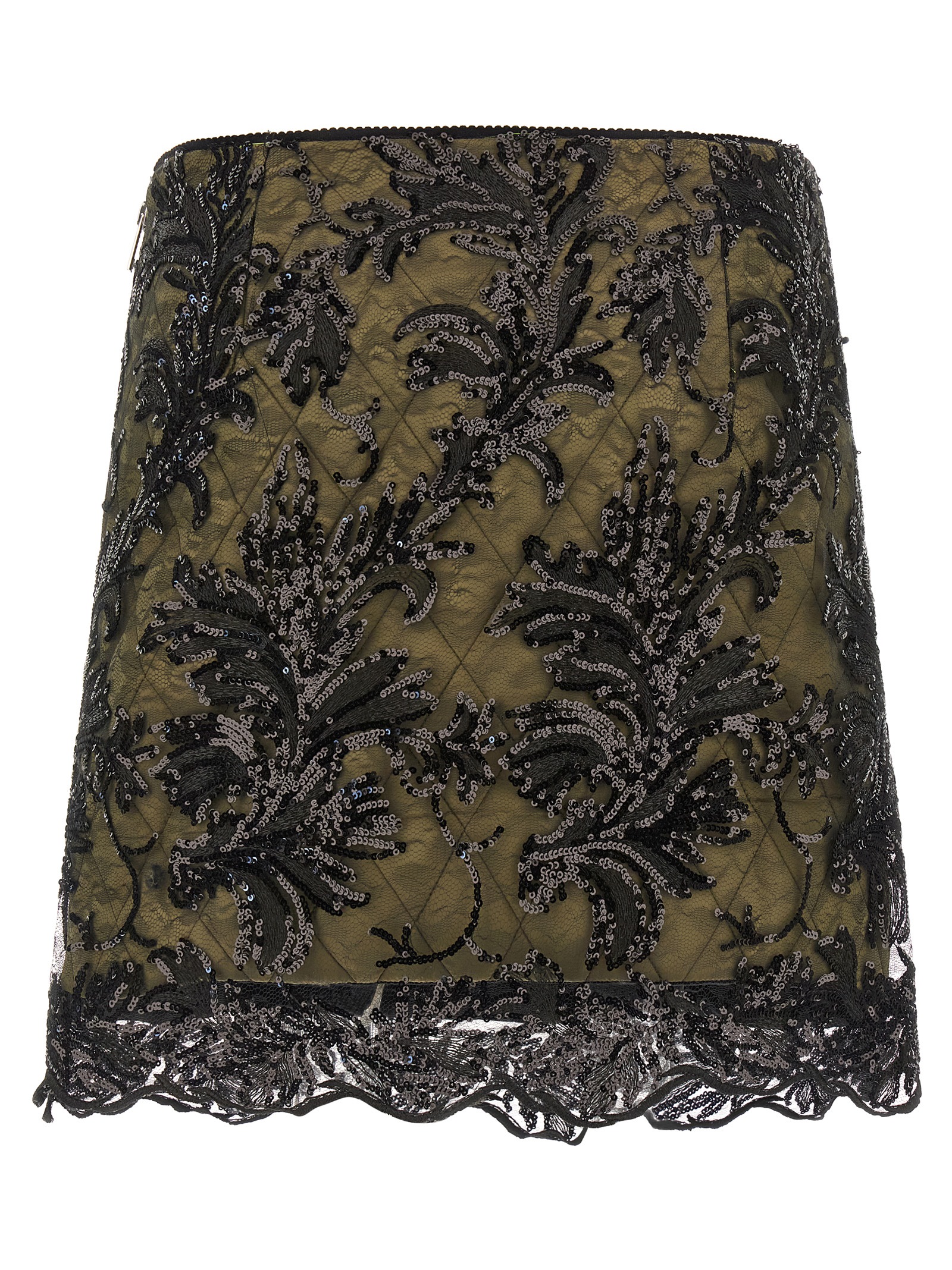 'Giulia' skirt GIULIALACEBLACKINGREEN (LE TWINS / スカート ) | LE TWINS (レ ツインズ)(1)