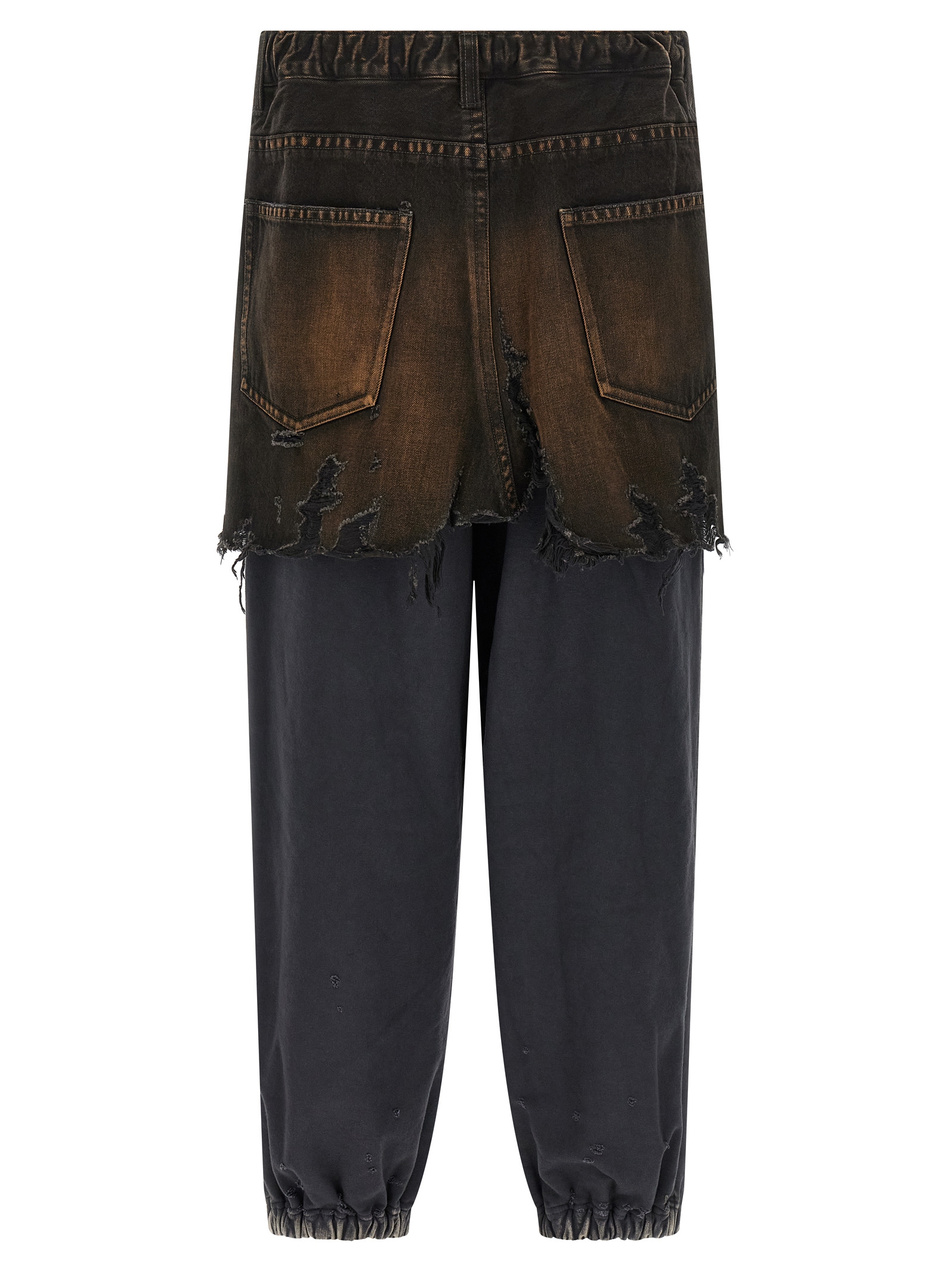 'Waist Layered Denim' pants A15PT023BLACK (Maison Mihara Yasuhiro / パンツ ) | Maison Mihara Yasuhiro (メゾン ミハラ ヤスヒロ)(1)